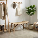  Vrtna klupa Prirodna 110 x 45 x 50 cm Bambus | shoptok.hr