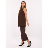 RUE PARIS Vest-IT-KZ-FL5069.84-brown | Shoptok.si