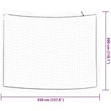  Mreža za prikolicu s elastičnim užetom bijela 3 5x3 m PP | shoptok.hr