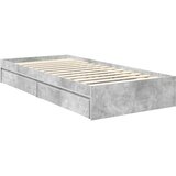  s od storage Betonski sivi 90 x 190 cm Konstruirano drvo | shoptok.hr