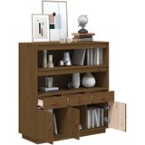  Visoka komoda boja meda 100 x 40 x 108,5 cm od masivne borovine | shoptok.hr