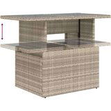 vidaXL 9-dijelni set vrtnih sofa od poliratana s jastucima svjetlosivi | shoptok.hr