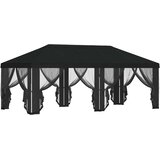  Pokrov za gazebo s bočnim zidovima Crna 600,5 x 300,5 cm | Eponuda.com