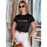 DStreet T-shirt damskie z haftem AMOROSA czarny | Shoptok.si
