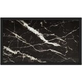 vidaXL Konzolna mizica črna 60x35x75 cm kaljeno steklo | Shoptok.si