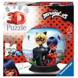 Ravensburger Puzzle - 3D Puzzle - Puzzle Ball Miraculous, 72 delov