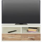 Mömax tv-element young, bela, barva hrasta | Shoptok.si