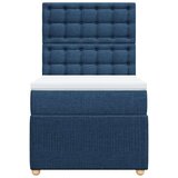  Krevet s oprugama i madracem plavi 80x200 cm od tkanine | shoptok.hr
