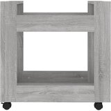 Kolica za radni stol boja sivog hrasta 60 x 45 x 60 cm drvena | Eponuda.ba