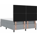  Krevet s opruga kutije Svijetlo siva 160 x 200 cm tkanina | shoptok.hr