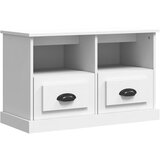 Maison Chic TV omarica - TV stojalo - Televizijska omarica bela 80x35x50 cm inženirski les, (21698789) Cene