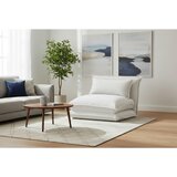 MID.YOU FOTELJ S FUNKCIJO LEŽIŠČA, krem barve tekstil | Shoptok.si