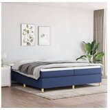  Za krevet s oprugama plavi 200x200 cm od tkanine | shoptok.hr