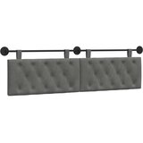  Držeće uzglavlje Zidne Tamno siva 190 x 55 x 7 cm Baršun - Tamno siva 180 cm bez LED | shoptok.hr
