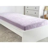 Vijolična rjuha iz mikropliša 90x200 cm Exclusive –