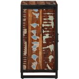 vidaXL Komoda večbarvna 55x35x70 cm trden predelan les | Shoptok.si