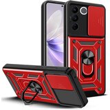 INORCO Za vivo V27e 4G PC+TPU telefonska torbica, drsna zaščita leč, odporen na udarce, stojalo za telefon, pokrovček, (22033994) | Shoptok.si