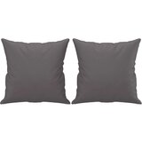  Dvosjed s ukrasnim jastucima sivi 120 cm od umjetne kože | shoptok.hr
