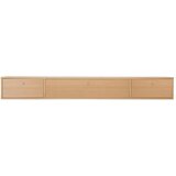Hammel Furniture TV omarica v hrastovem dekorju v naravni barvi 176x22 cm Mistral – | Shoptok.si