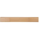 TV omarica v hrastovem dekorju v naravni barvi 176x22 cm Mistral –