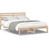  Krevetna konstrukcija Smeđa 120 x 200 cm Čvrsta borova drva | shoptok.hr