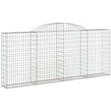  Lučne gabionske košare 6 kom 300x30x120/140cm pocinčano željezo | shoptok.hr