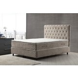 Hanah home Sonata Set 120 x 200 - Beige Beige Single Mattress, Base & Headboard | ePonuda.com