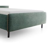 Meise Möbel Tamno zeleni tapecirani bračni krevet s prostorom za odlaganje s podnicom 160x200 cm Primo – | shoptok.hr