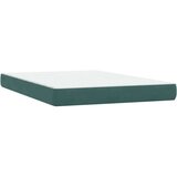 Box spring postelja z vzmetnico temno zelena 160x220 cm žamet, (21792989) | Shoptok.si