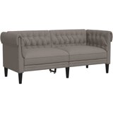  The Living Store Kavč dvosed Chesterfield taupe tkanina - Kavč Chesterfield, (21501744) | Shoptok.si
