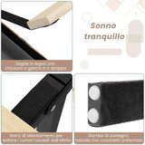  tapaciran krevet sa drvenim letvicama 200x180cm | ePonuda.com