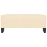  Klupa krem 100 x 35 x 41 cm od tkanine | shoptok.hr