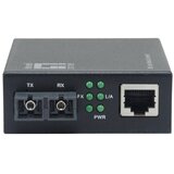  LevelOne Smart Gigabit RJ45-SC Media Converter, Single-Mode Fiber, 1310nm, 20km, Compatible with 19-inch rack-mountable chassis Cijene