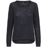 Only Puloverji Knit Geena - Navy Blazer Modra Cene
