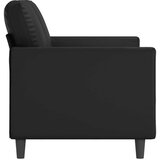 Dvosjed od tkanine crni 120 cm od umjetne kože | shoptok.hr