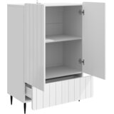  Kreveta s ladicama Bijela visokog sjaja 66 x 34,5 x 97 cm | shoptok.hr