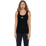 Leone 1947 Majice brez rokavov Woman Tank Active Gold Črna Cene