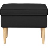 Stolica za noge Crna 55 x 35 x 41 cm Poliester | shoptok.hr