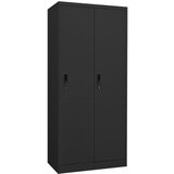 vidaXL Garderobna omara antracitna 80x50x180 cm jeklo | Shoptok.si