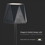  Prigušiva punjiva LED stona lampa LED/4W/5V 3000-6000K 1800 mAh crna | Eponuda.com