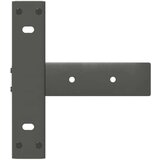  Noge za konzolno mizico v obliki črke T 2 kosa antracit 25x28x(72-73) cm jeklo | Shoptok.si