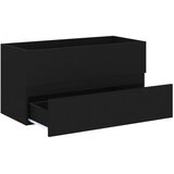 Ormarić za umivaonik crni 90 x 38,5 x 45 cm konstruirano drvo | shoptok.hr