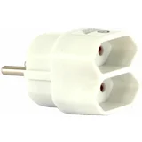 Razdelilec adapter 2x euro 220V Bachman 921.271