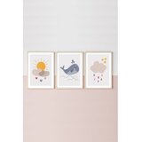 WALLXPERT Dekorativna slika iz 3 dela Huhu152 70 x 50 | ePonuda.com