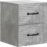  Noćni ormarić za montažu na zid Betonska siva 34,5 x 33 x 40 cm | shoptok.hr