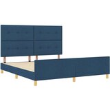  Postelja Modra 180x200 cm Tkanina, (22049239) | Shoptok.si