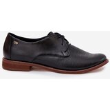 Zazoo Women's Leather Elegant Lace-up Shoes 4238 Black | Shoptok.si