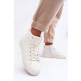 Big Star Women's Zip-Up Padded Sneakers White | Shoptok.si