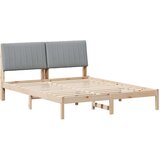  Konstrukcija postelje Rjava 150 x 200 cm Masivno borovo les, (5000084401) | Shoptok.si