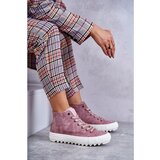 Big Star Women's Sneakers High Warm Pink EE274113 Cene